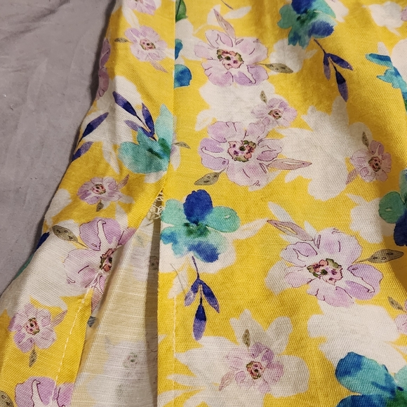 Nordstrom Yellow‎ Floral Maxi Dress - Picture 3 of 3